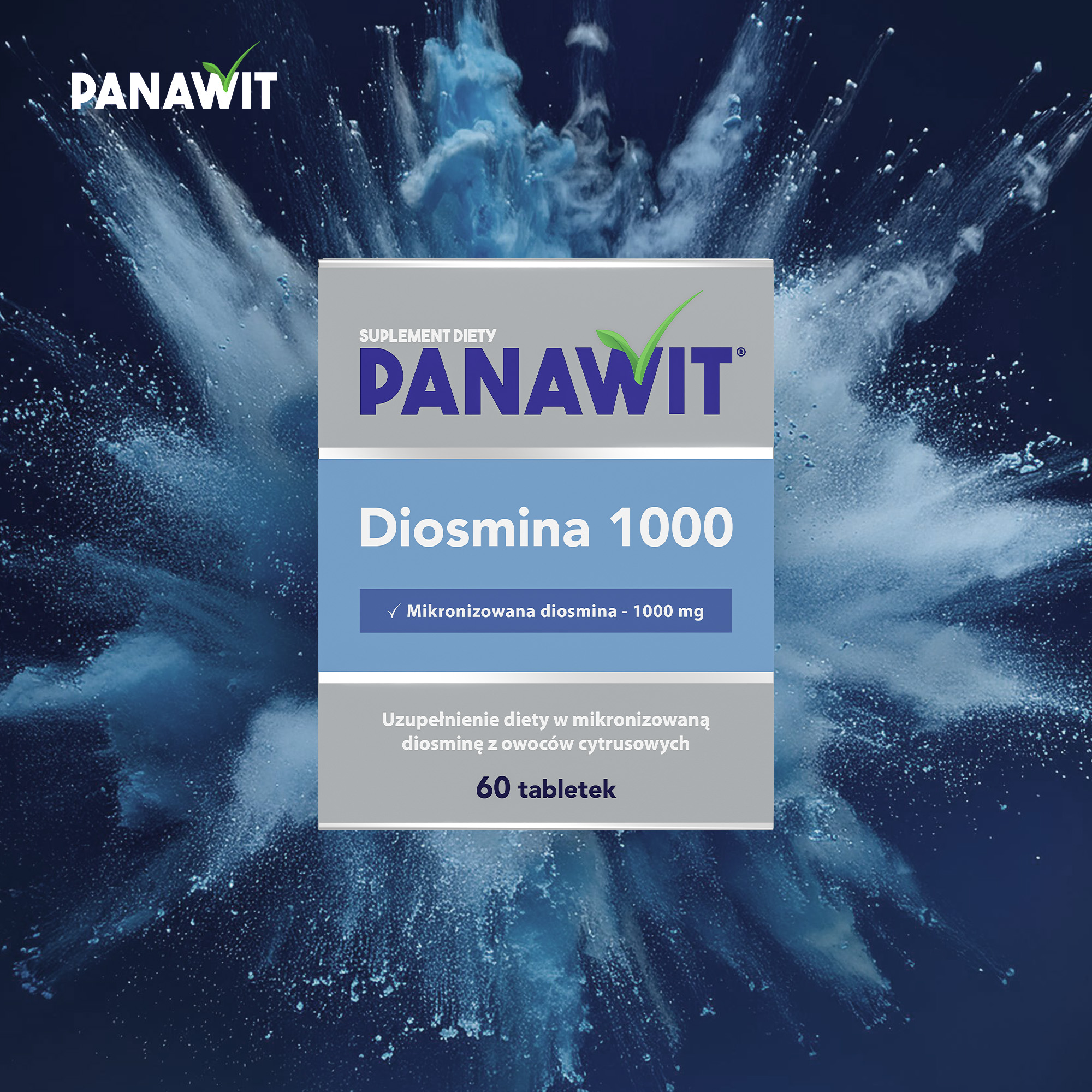 Panawit, Diosmina 1000, tabletki, 60 sztuk