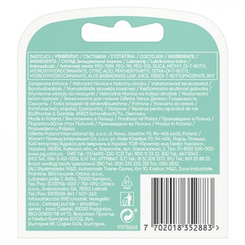 Gillette Venus Deluxe Smooth Sensitive Ostrza do maszynki, 4 sztuki