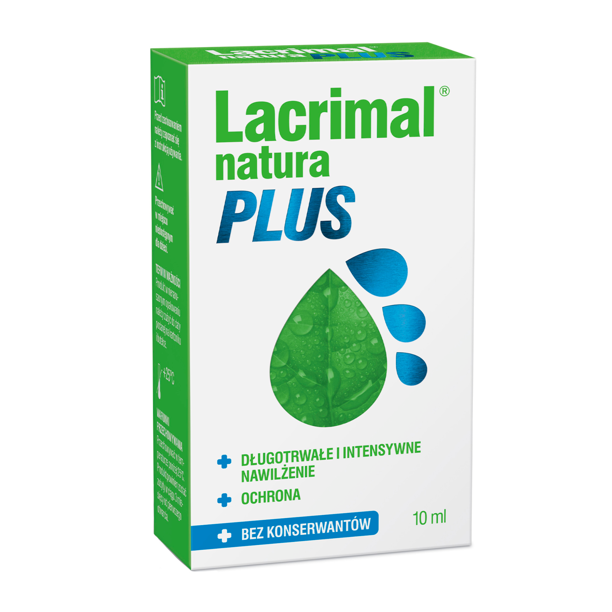 LACRIMAL NATURA PLUS Krople do oczu, 10 ml