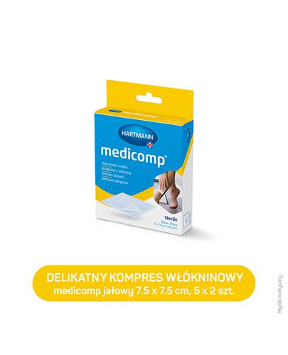 Hartmann Medicomp Kompresy z włókniny 7,5 cm x 7,5 cm, 10 sztuk zdjęcie