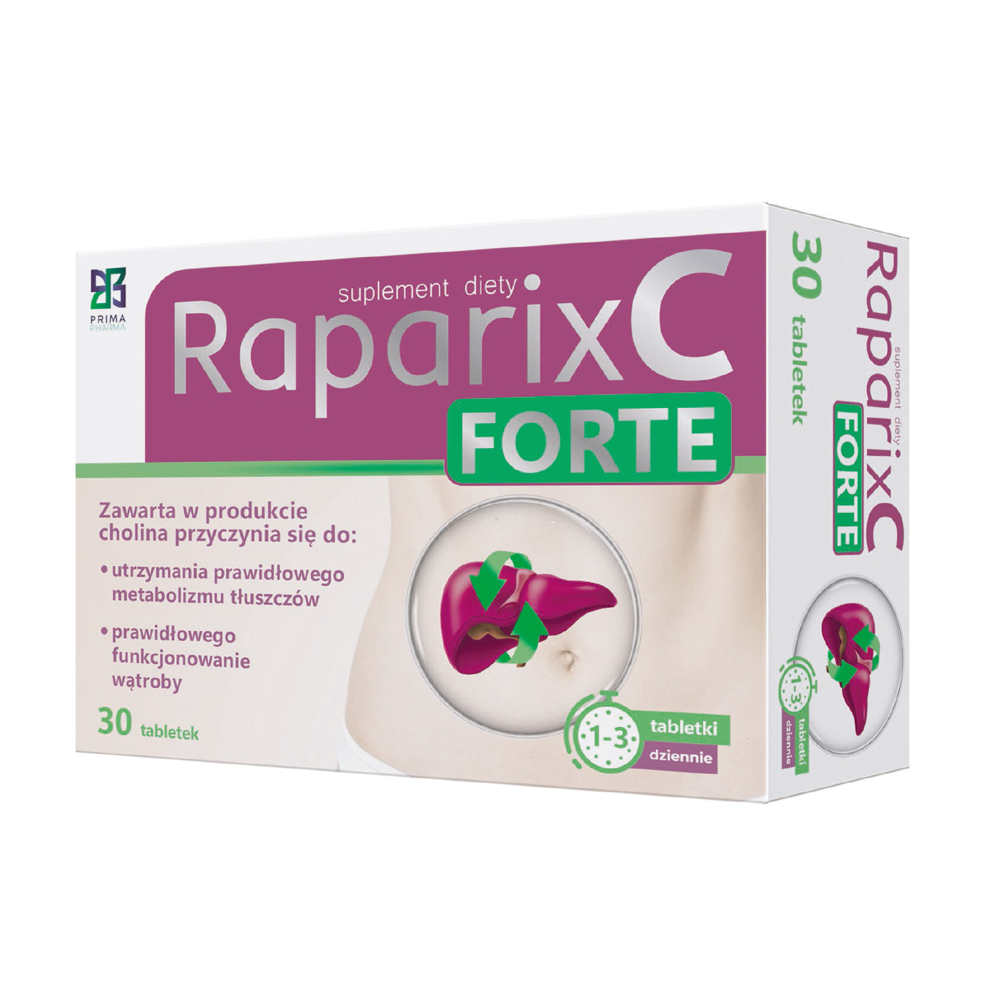 Prima Pharma Raparix C FORTE, tabletki, 30 sztuk zdjęcie
