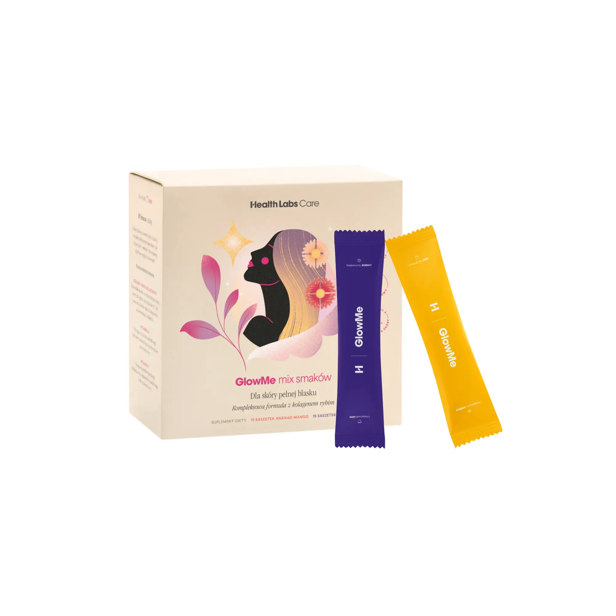 Health Labs Care, GlowMe, saszetki, 30 sztuk zdjęcie