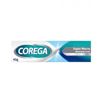 Corega Super Mocny Neutralny Smak, krem mocujący do protez zębowych, 40 g