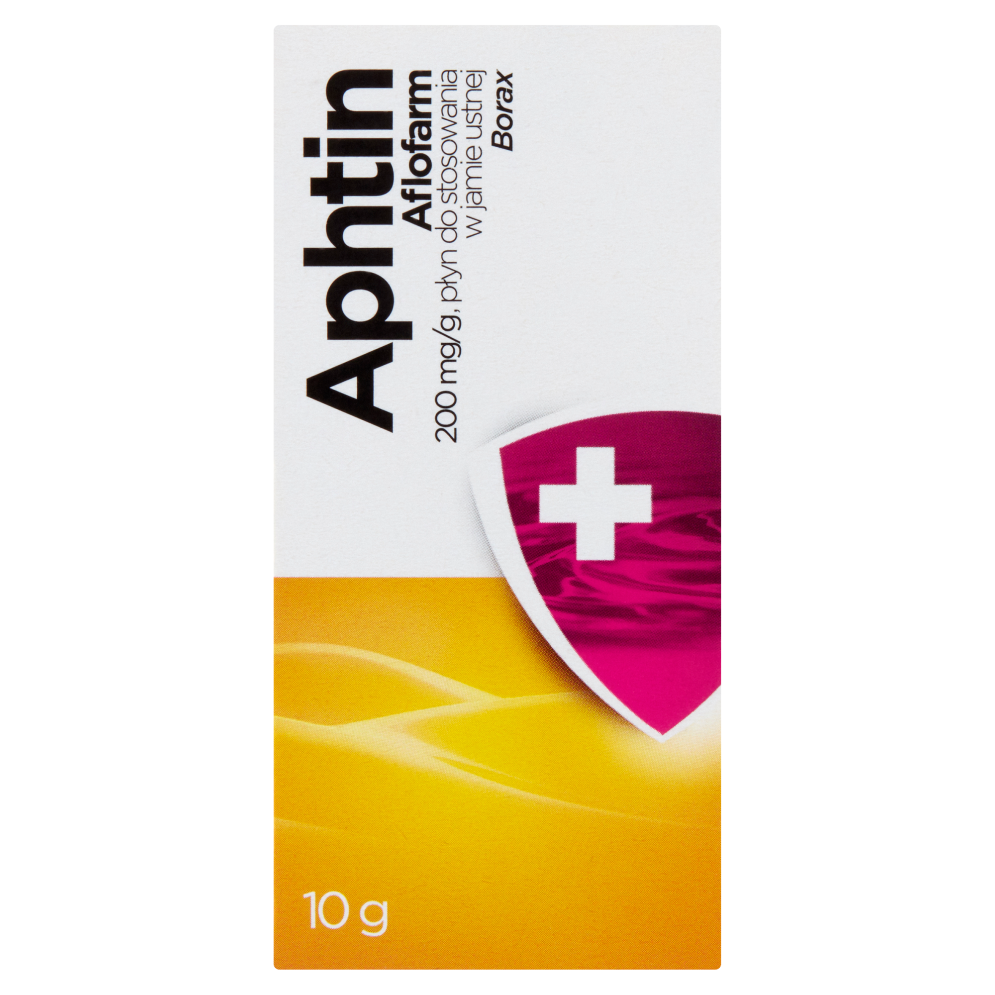 Aphtin 200 mg/g, płyn do stosowania w jamie ustnej, 10 g zdjęcie