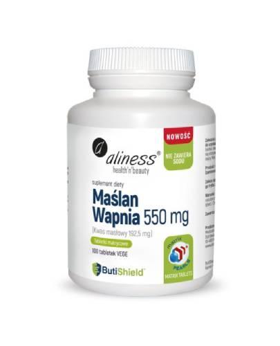 Aliness, Maślan wapnia 550 mg, tabletki matrycowe, 100 sztuk zdjęcie