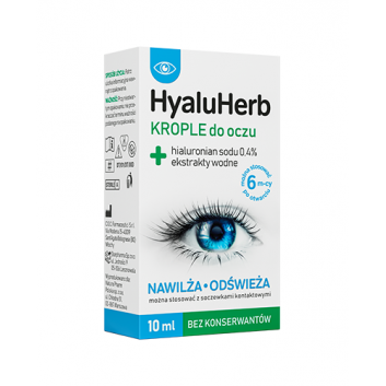 HyaluHerb Krople do oczu, 10 ml