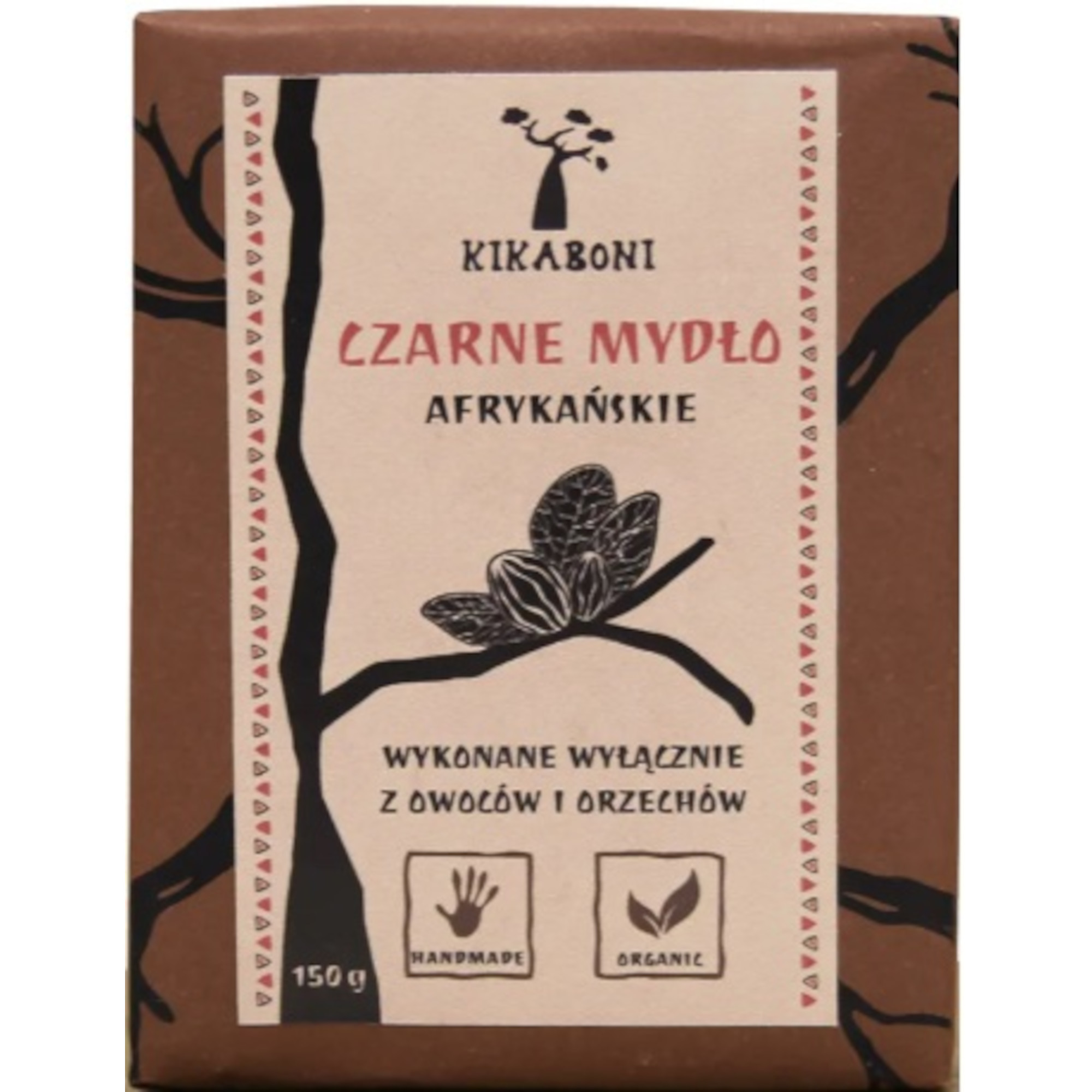 Kikaboni Afrykańskie Czarne Mydło, 150 g zdjęcie