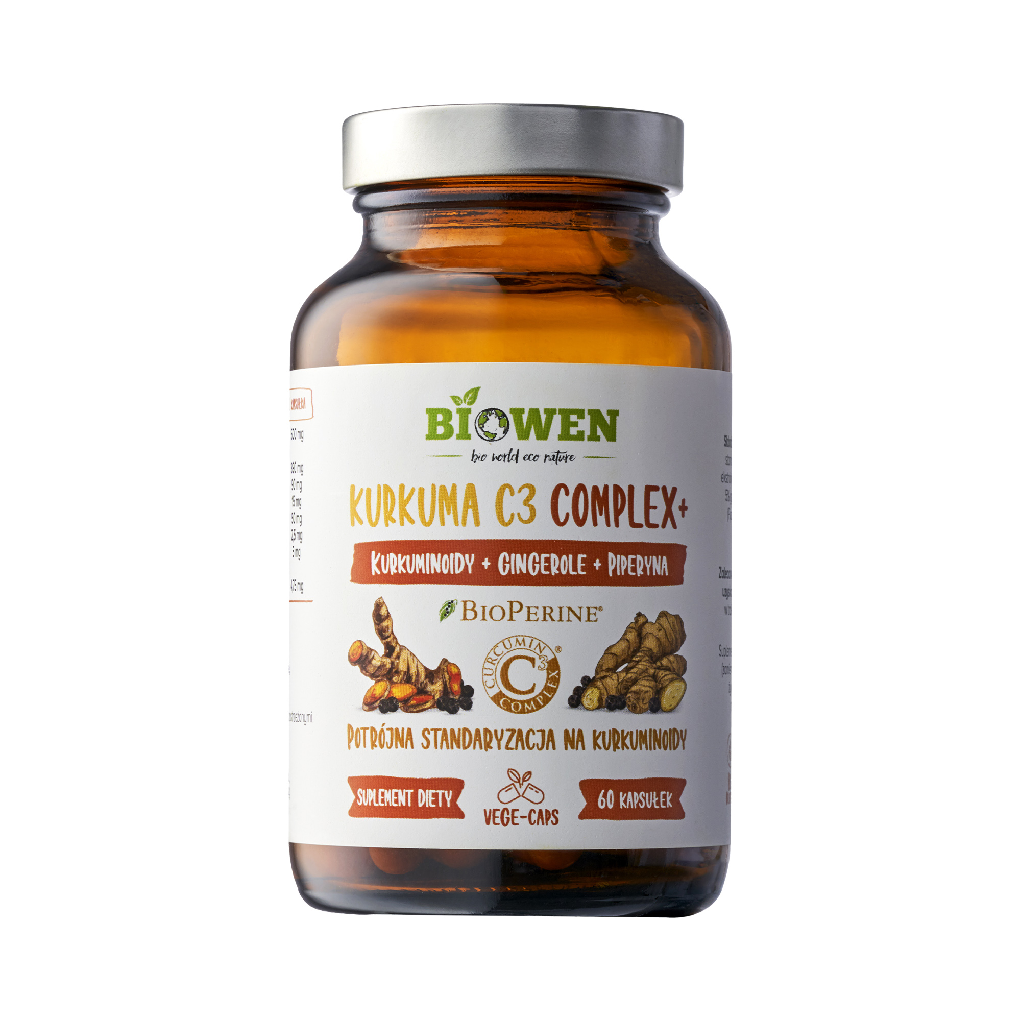 BIOWEN Kurkuma C3 Complex+, 60 kapsułek zdjęcie
