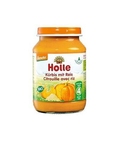 HOLLE Danie dla niemowląt BIO DEMETER Dynia z ryżem, 190 g zdjęcie