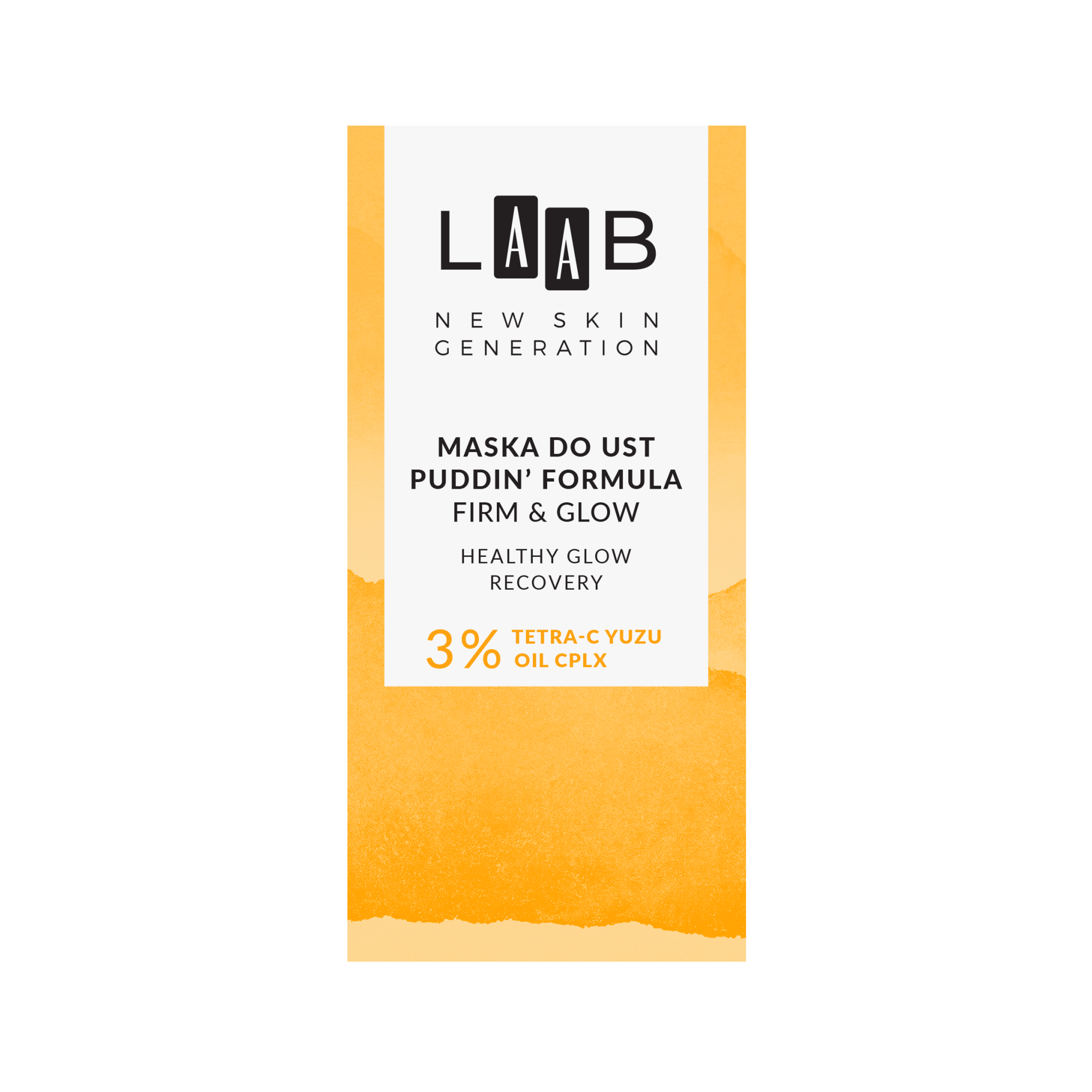 AA LAAB Yuzu maska do ust puddin' formula firm & glow, 15 g zdjęcie