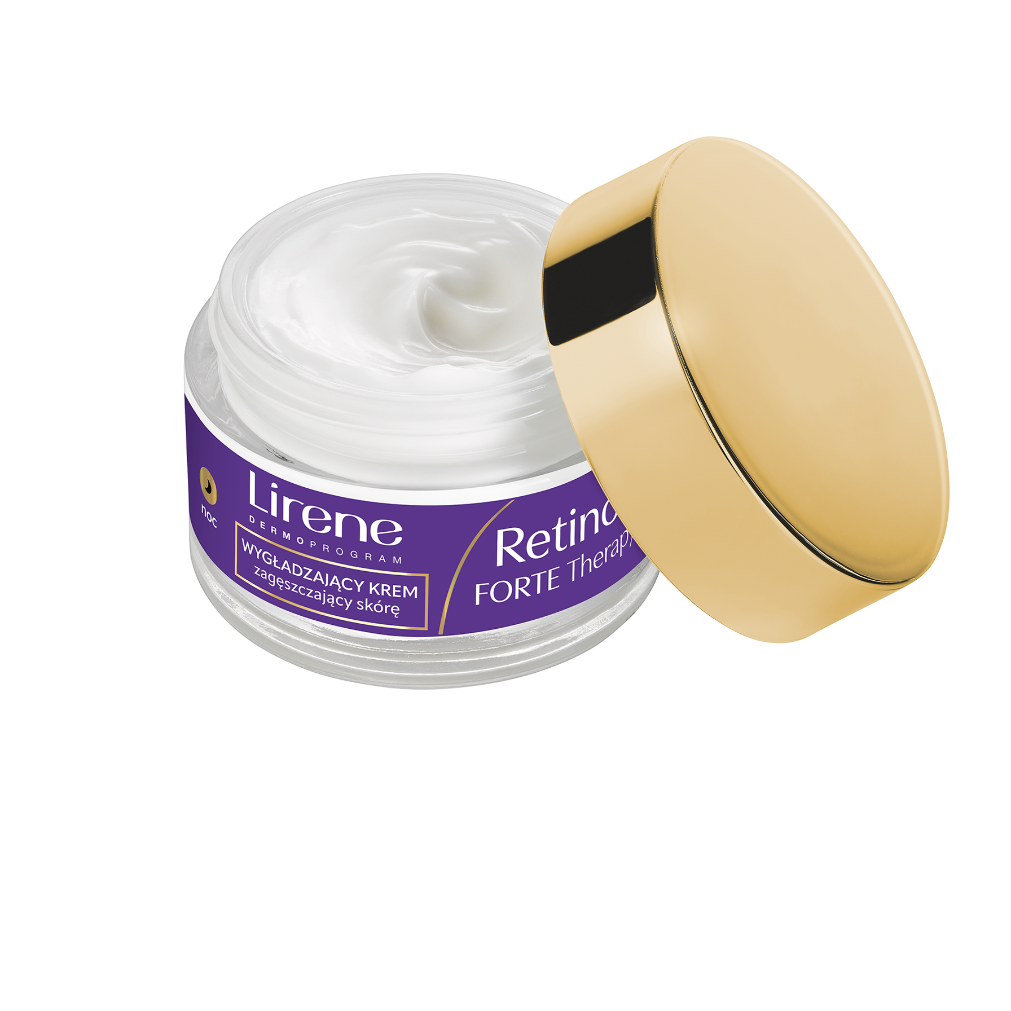 Lirene Wygładzający krem zagęszczający skórę na noc 70+, 50 ml