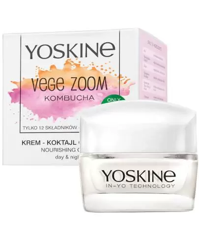 Yoskine vege zoom kombucha krem koktajl odżywczy na dzień i na noc 50 ml zdjęcie