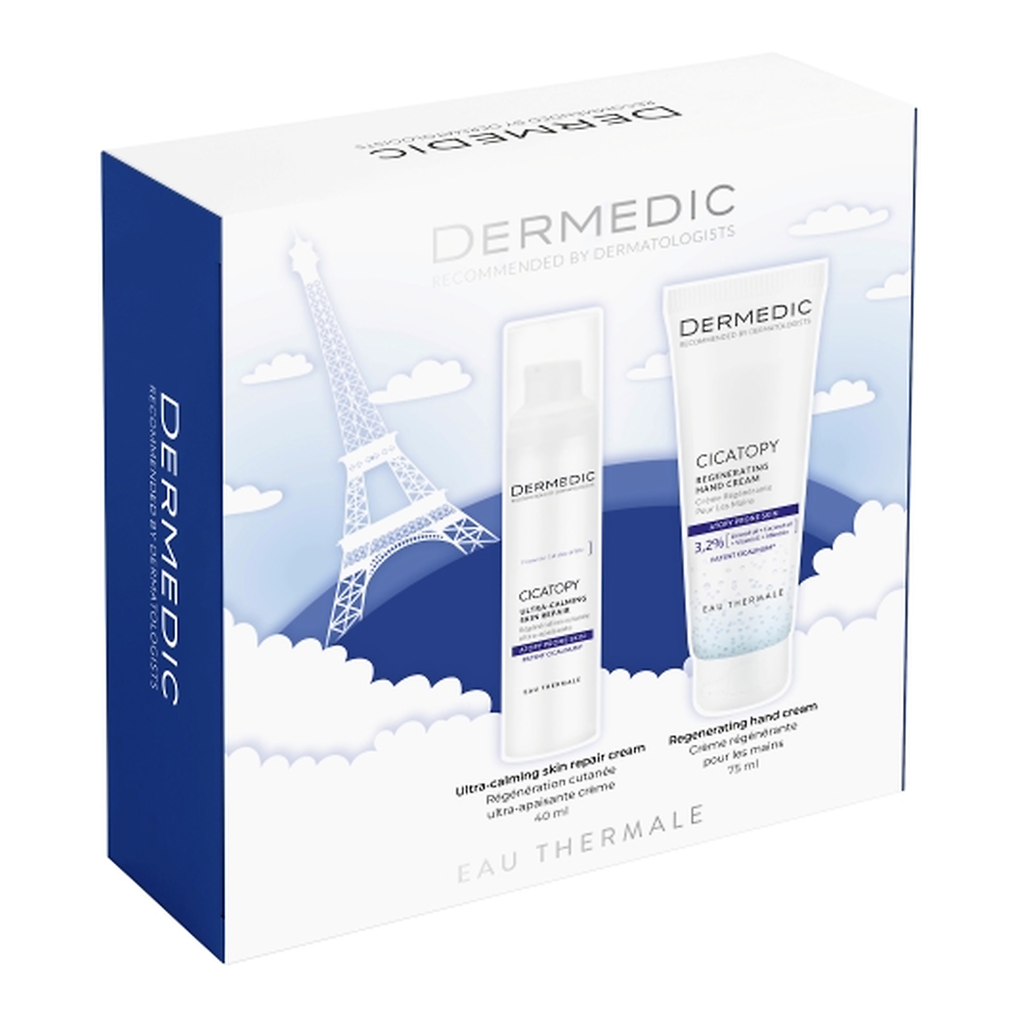 Dermedic Cicatopy Zestaw Krem naprawczy, 40 ml + Regenerujący krem do rąk, 75 ml