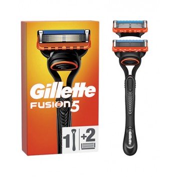 Gillette Fusion5 Maszynka do golenia dla mężczyzn, 1 maszynka, 2 ostrza wymienne