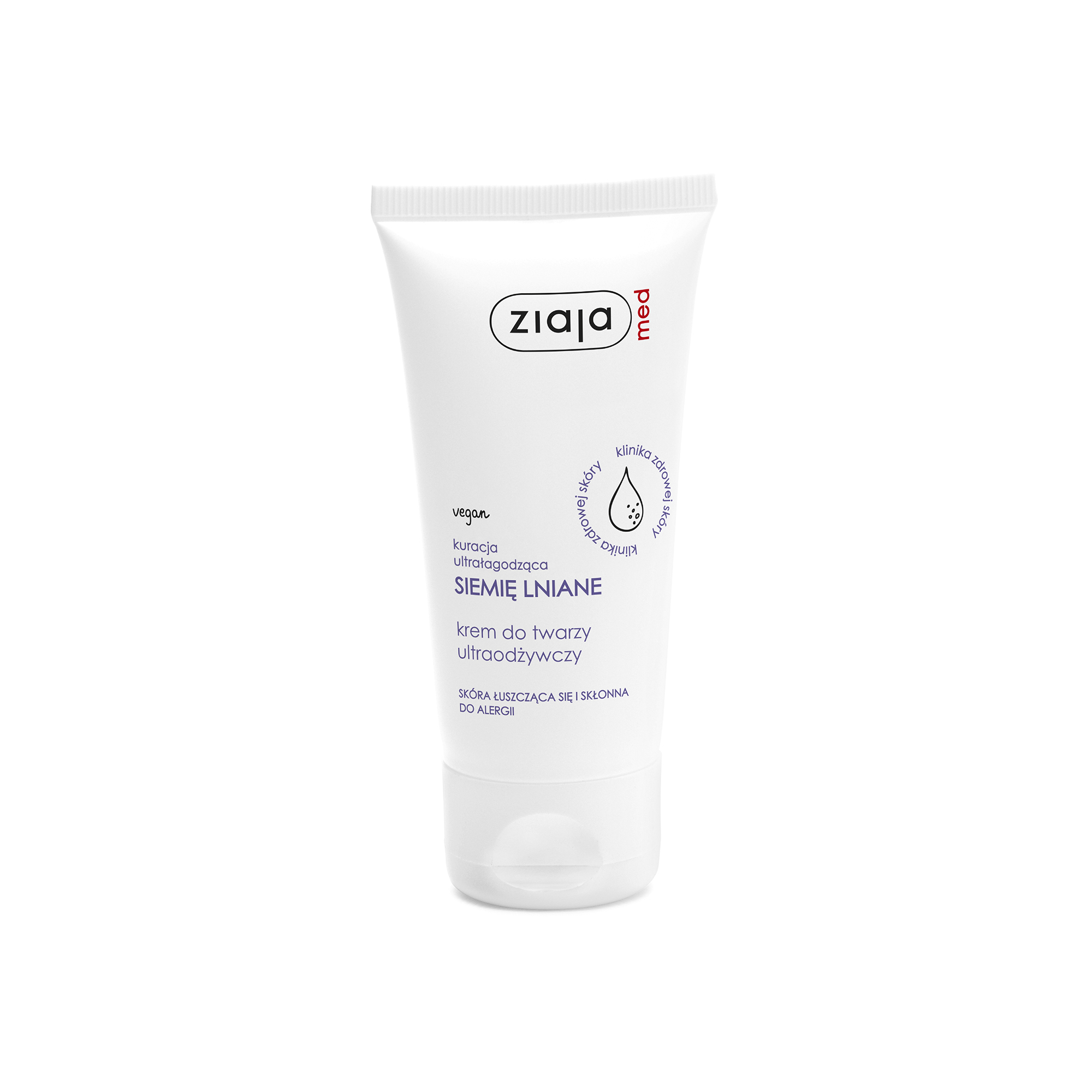 Ziaja MedSiemię Lniane Krem do twarzy ultraodżywczy, 50 ml zdjęcie