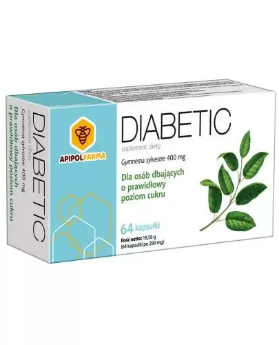 Diabetic Gymnema Sylvestris, kapsułki, 64 sztuki zdjęcie
