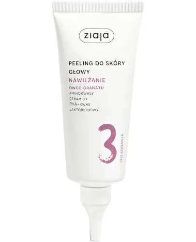 Ziaja Nawilżanie Owoc Granatu, Peeling do skóry głowy, 100 ml zdjęcie
