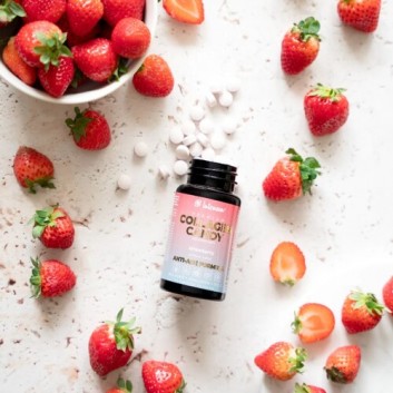 Intenson Collagen Candy smak truskawkowy 60 tabletek
