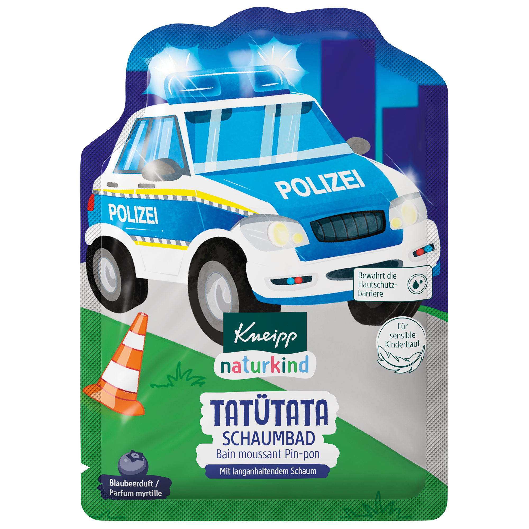 Kneipp naturkind Płyn do kąpieli z bąbelkami Ijo-Ijo o zapachu borówki, 40 ml