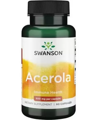 SWANSON Acerola 500 mg - 60 kaps.  zdjęcie