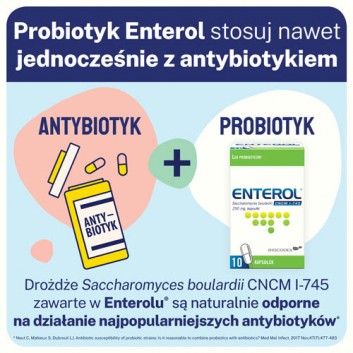Enterol 250 mg 10 kapsułek