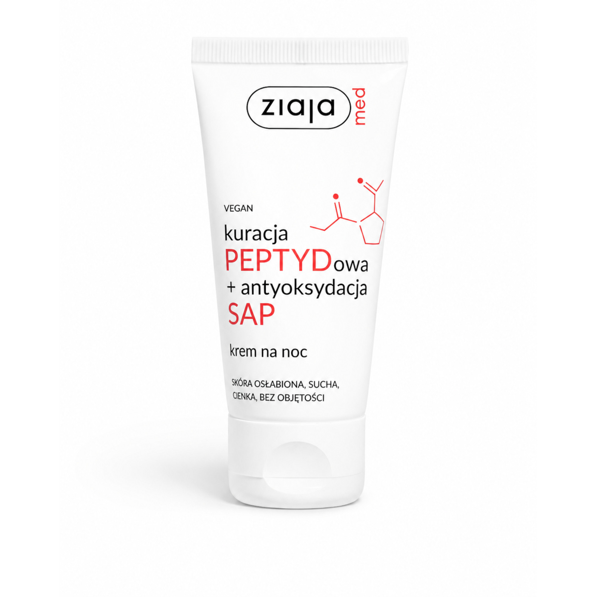 Ziaja Med Kuracja Peptydowa, krem na noc, 50 ml zdjęcie