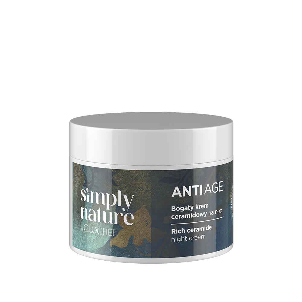 Clochee Simply Nature Krem ceramidowy na noc, 50 ml