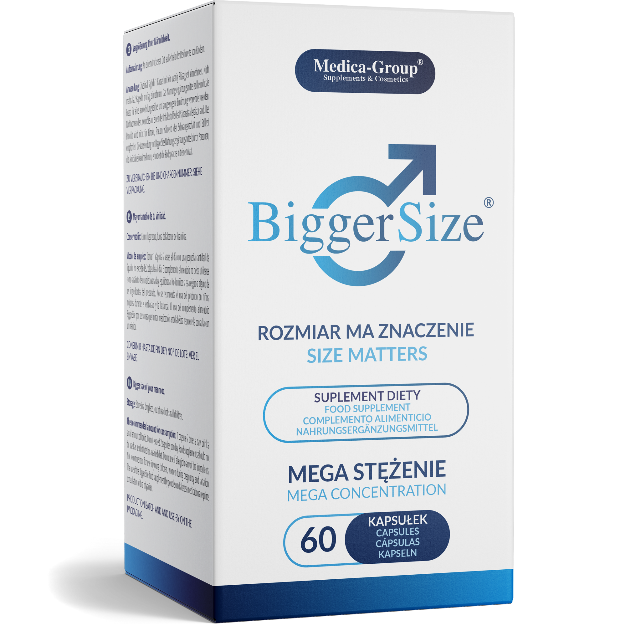 Medica-Group BiggerSize, kapsułki, 60 sztuk