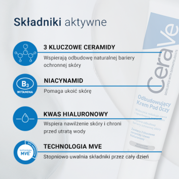 CeraVe Odbudowujący Krem pod oczy, 14 ml