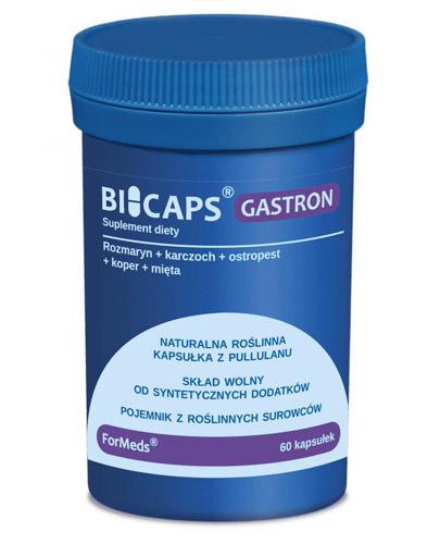 Bicaps Gastron - 60 kaps. Na trawienie - cena, opinie, właściwości  zdjęcie