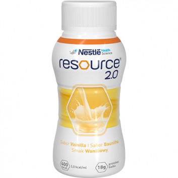 Resource 2.0 preparat odżywczy w płynie smak waniliowy 4x 200 ml