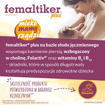 Femaltiker Plus o smaku karmelowym 12 saszetek