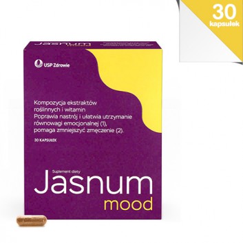 Jasnum mood - 30 kaps. - cena, opinie, składniki