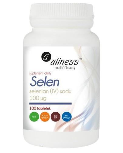 Aliness Selen Selenian (IV) sodu 100 μg - 100 tabl. - cena, opinie, wskazania zdjęcie
