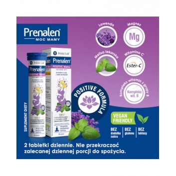 Prenalen Positive Mama, 20 tabletek musujących