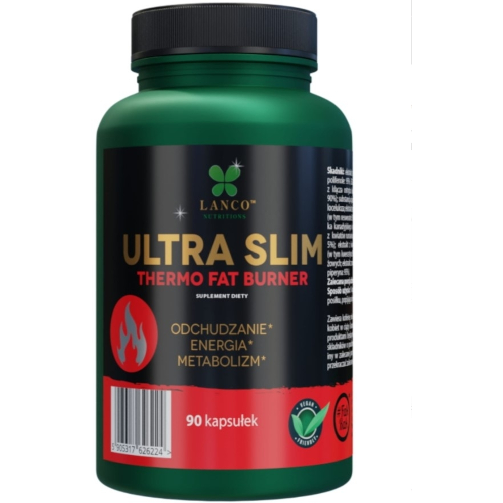 Lanco Ultra Slim Thermo Fat Burner kapsułki 90 sztuk zdjęcie