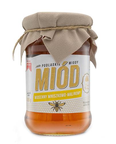 Dary Natury Miód wiosenny mniszkowo - malinowy, 400 g zdjęcie