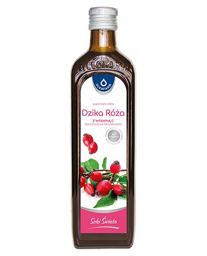 Oleofarm, Dzika róża, sok z naturalną witaminą C, 490 ml zdjęcie