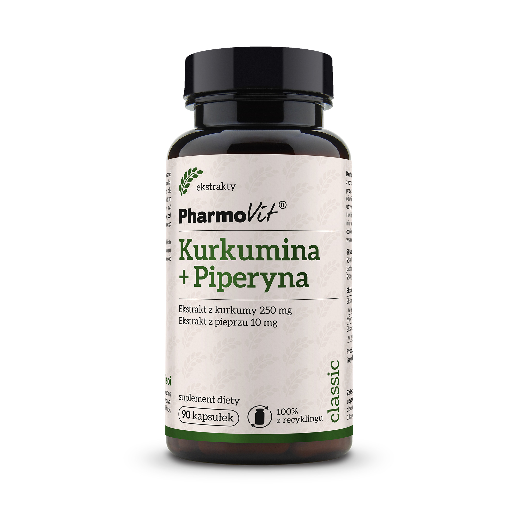 PharmoVit Kurkumina + Piperyna, 90 kapsułek zdjęcie