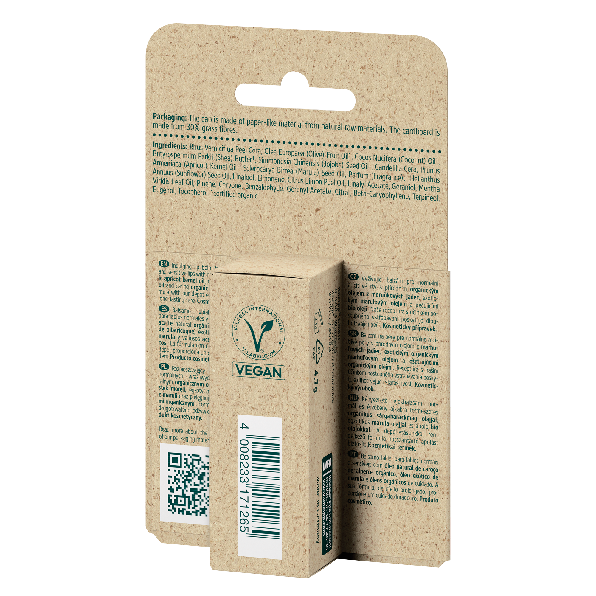 Kneipp Velvet Care Balsam do ust Brzoskwinia i Marula, 4,7 g