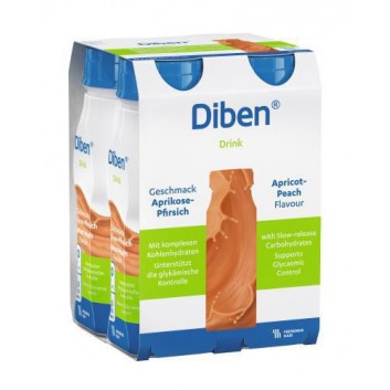 Diben Drink smak morela-brzoskwinia 4 x 200 ml