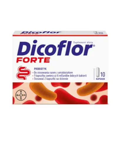 Dicoflor Forte kapsułki, 10 sztuk zdjęcie