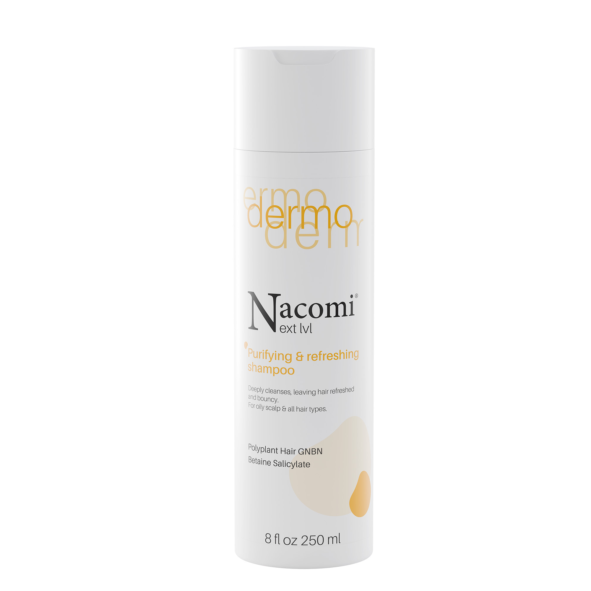 Nacomi Next Level Dermo Szampon do włosów oczyszczający-odświeżający, 250 ml zdjęcie