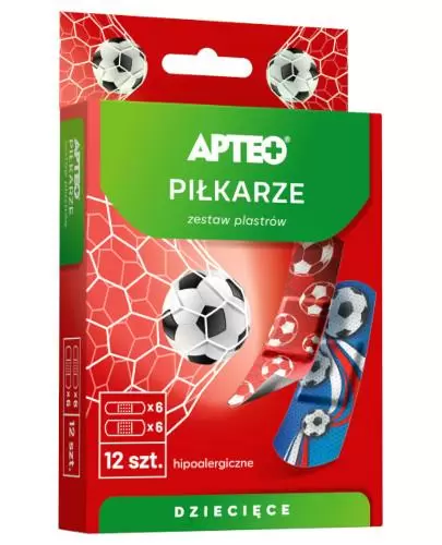 Apteo plastry dla dzieci piłkarze 12 sztuk zdjęcie