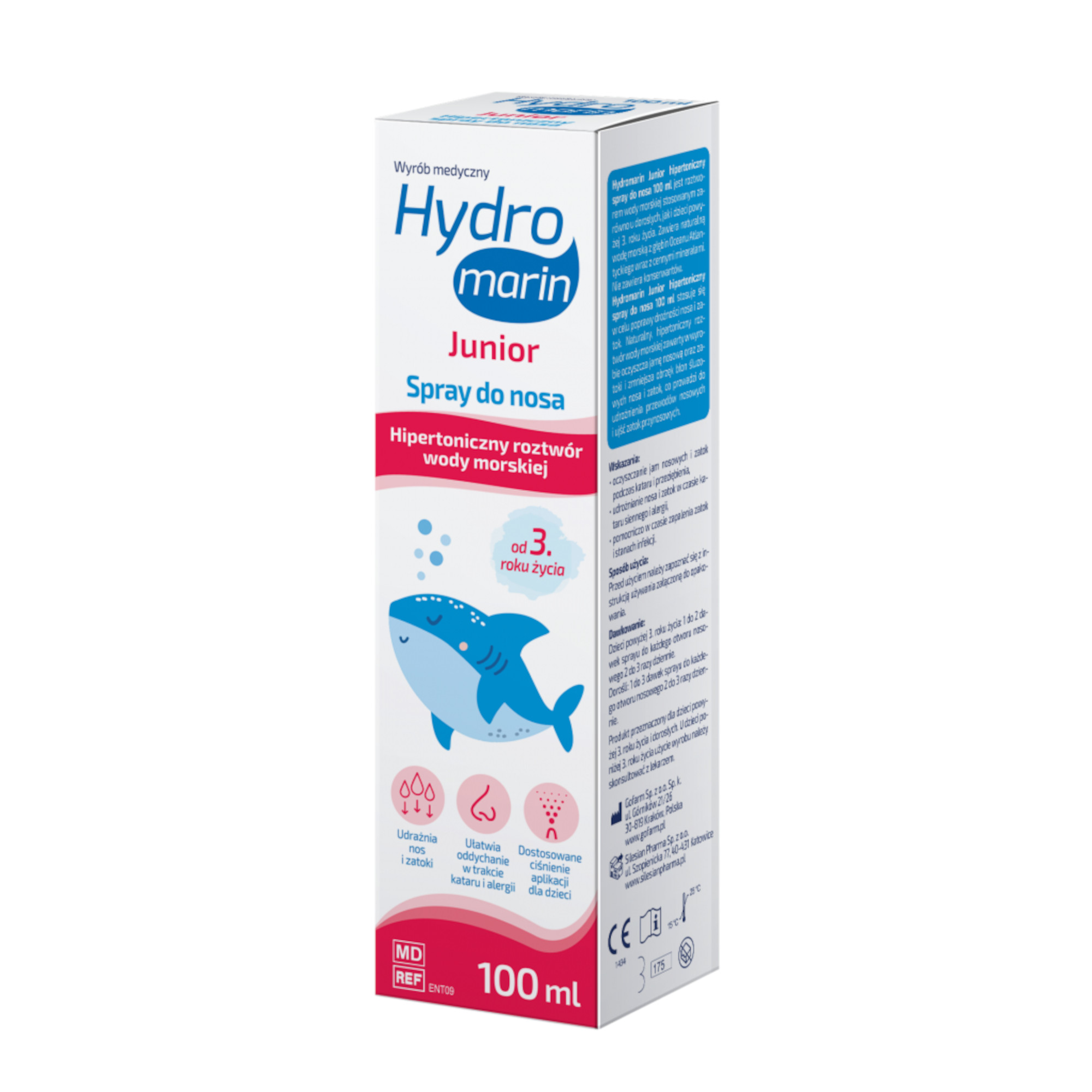 Hydromarin Hipertoniczny Junior, 100 ml zdjęcie