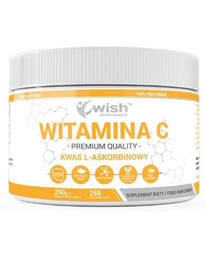 Wish Witamina C Kwas L-Askorbinowy - 250 g - cena, opinie, dawkowanie zdjęcie