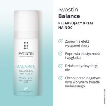 Iwostin Balance relaksujący krem na noc 50 ml