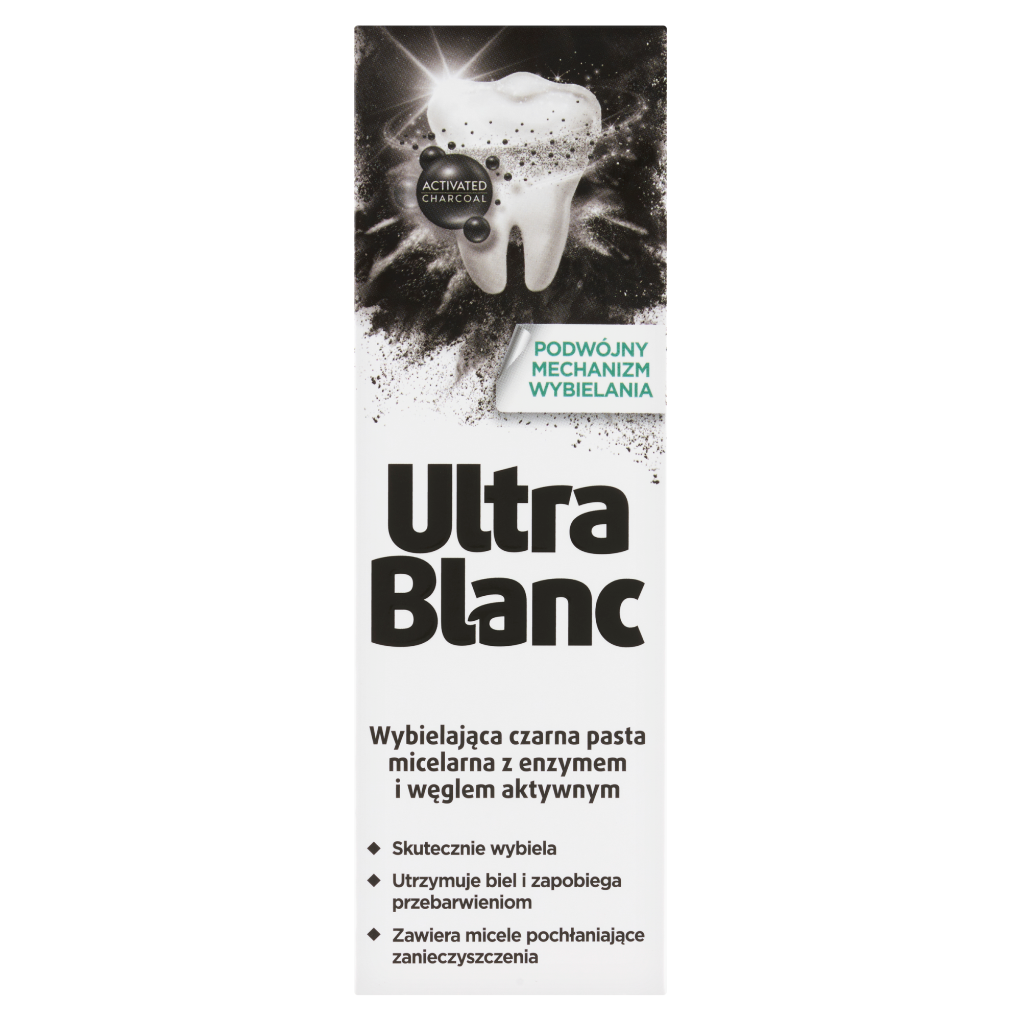 ULTRABLANC Wybielająca pasta do zębów z węglem, 75 ml  zdjęcie