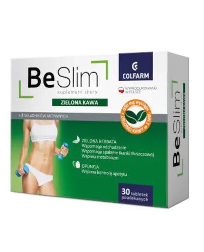 Colfarm Be Slim zielona kawa 30 tabletek zdjęcie