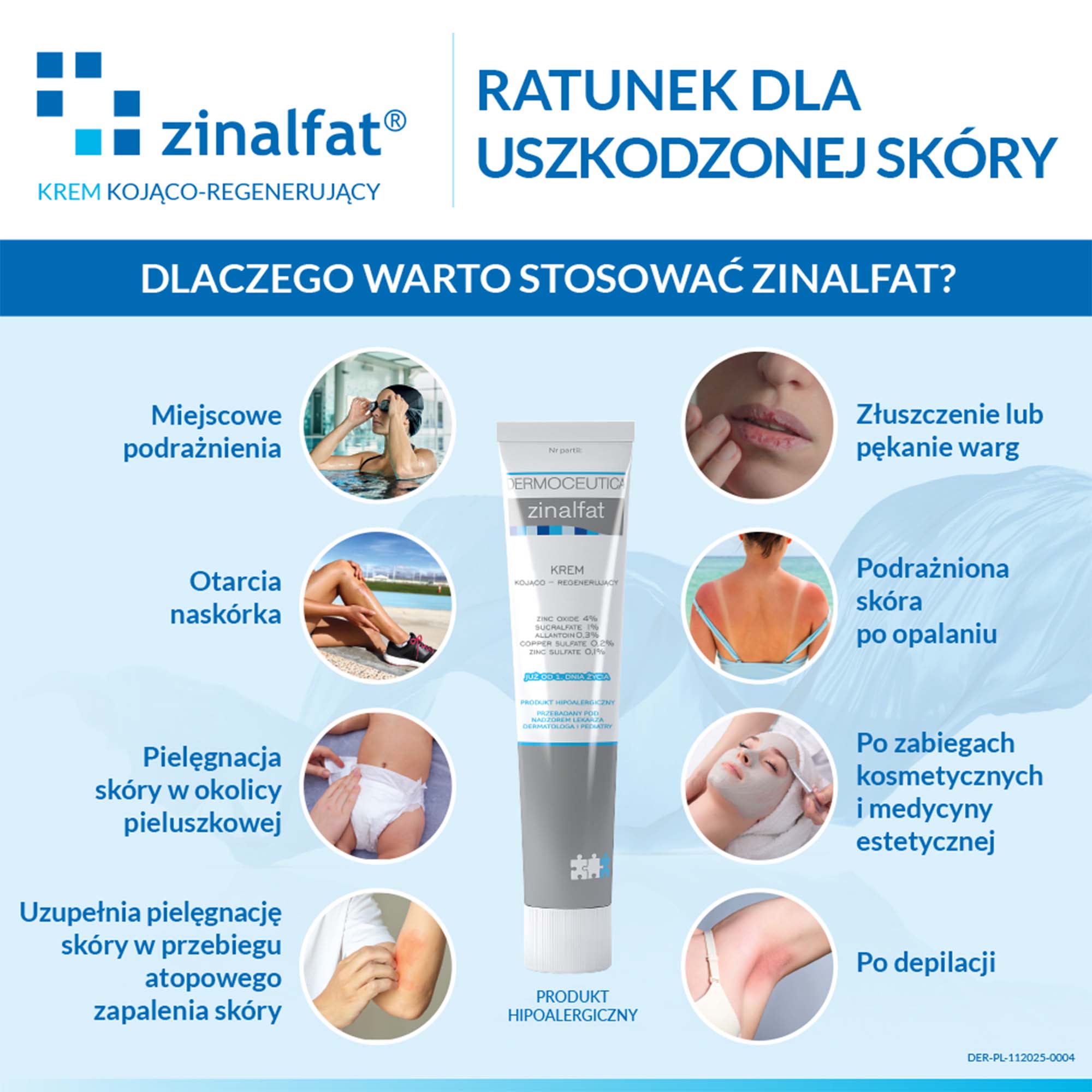 Zinalfat, krem kojąco-regenerujący, 50 ml